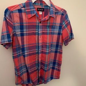 Boys shirt sleeved button down